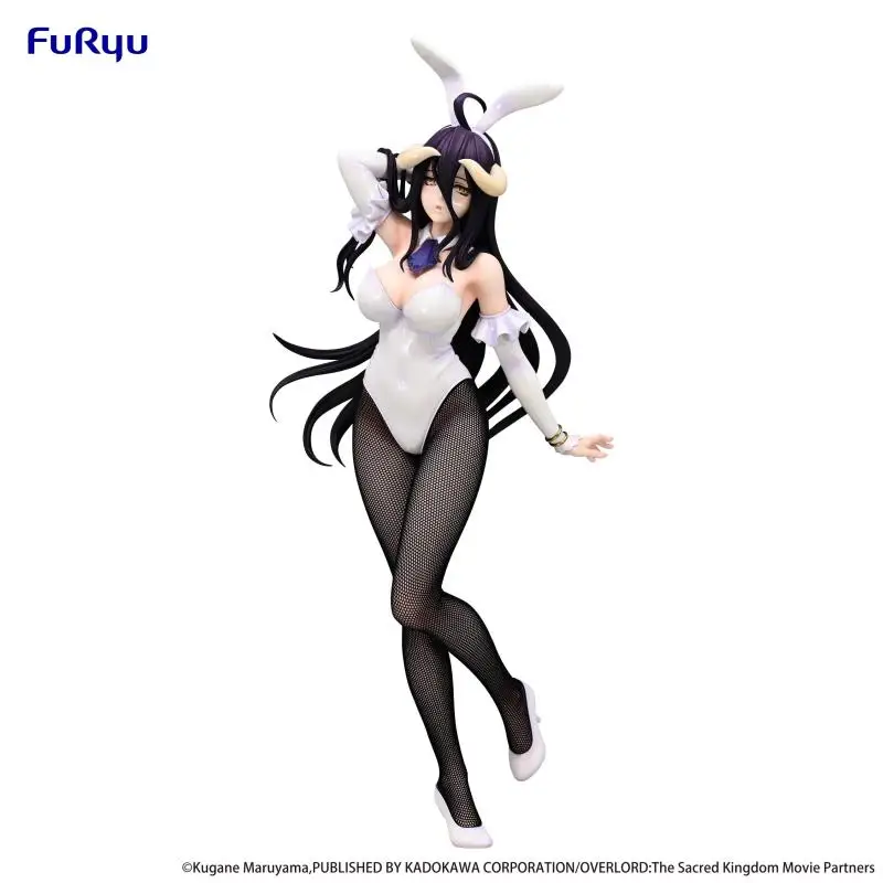 FuRyu Original BiCute Bunnies OVERLORD albedo Anime Action Figure Toys For Boys Girls Kids Children Birthday Gifts Collectible