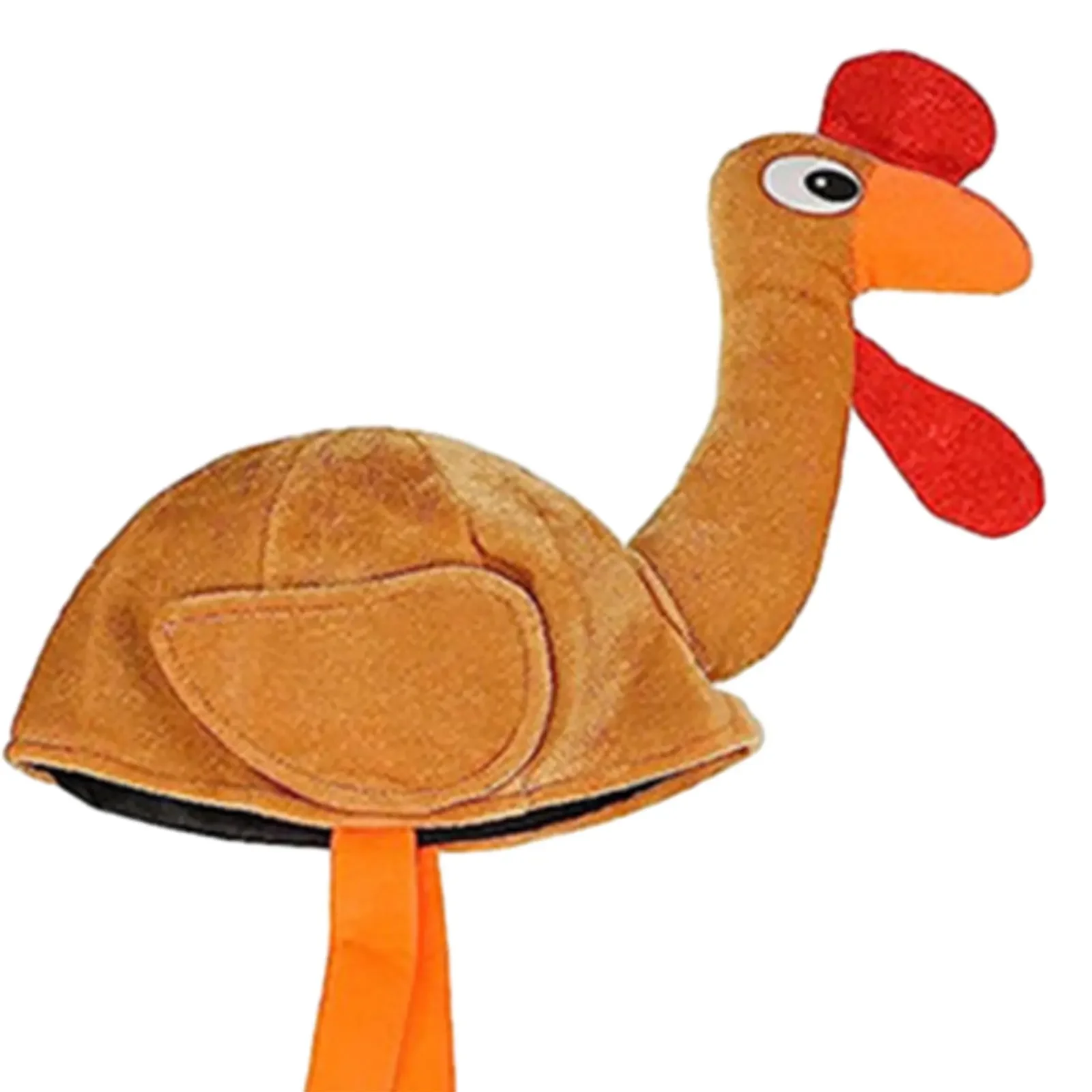 Chapeaux Gobbler de dinde fun, chapeaux de poulet, accessori di Costumi, couvre-chef en peluche, accessori Foto pour