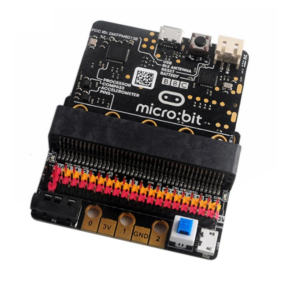New!!BBC Microbit Go Start Kit With Microbit BBC IO V2.0 Expansion Board DIY Projects Programmable Learning Development Board