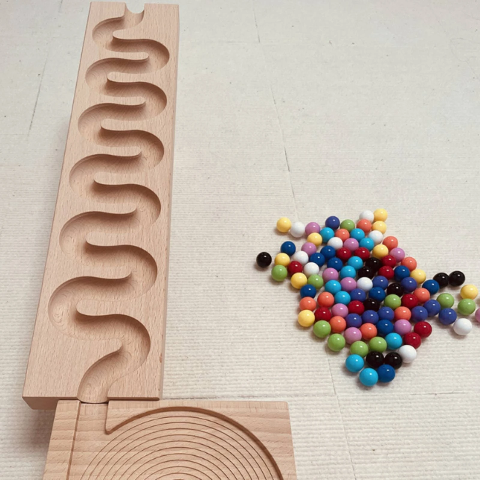 Marble Run with Wooden Blocks  - đánh giá và giá Marble Run Set