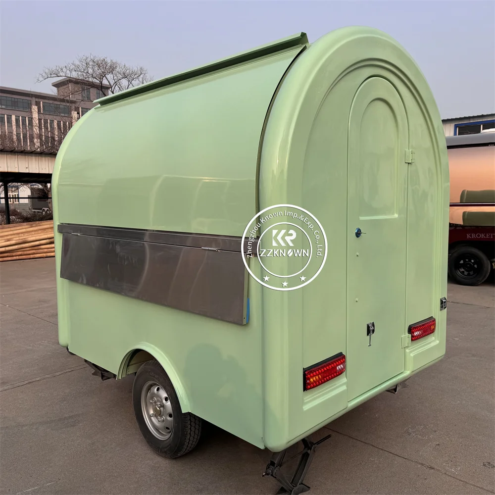 شاحنة طعام معتمدة من Ce Dot، مطبخ شارع متنقل، مقطورة طعام همبرغر مخصصة لتقديم الطعام مع مطبخ كامل