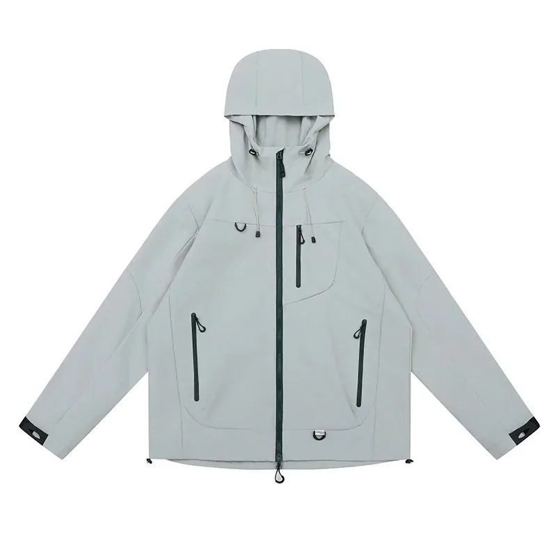 HELLOMARCEL EU US Size High Quality Outdoor Sports Windproof and Stain-resistant Sportswear Unisex Jacket with Warm Inner Lining