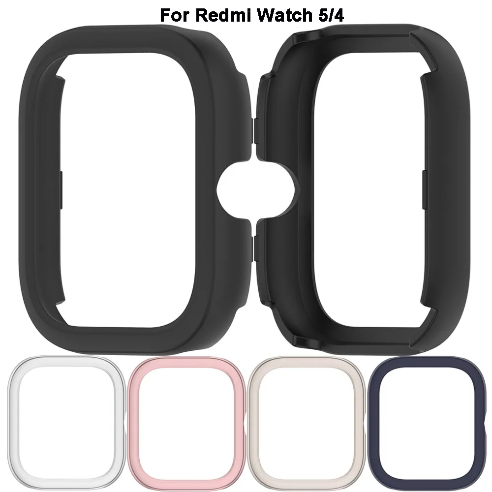 For Redmi Watch 5/4 Hollow Protective Case Durable PC Material Cover Watch Shell Decoration Protection For Redmi Watch 5