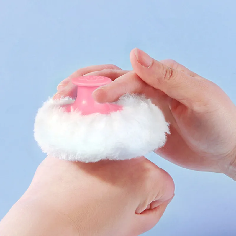 Talcum Powder Powder Puff With Box High Quality Baby Soft Face Body Cosmetic Powder Puff Talcum Powder Sponge Box Case Container