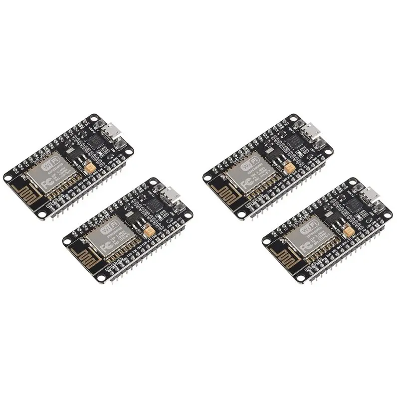 

4Pcs ESP8266 Nodemcu CP2102 ESP-12E Wifi Module Internet Of Things Development Board Works For Arduino IDE/Micropython-Y41A
