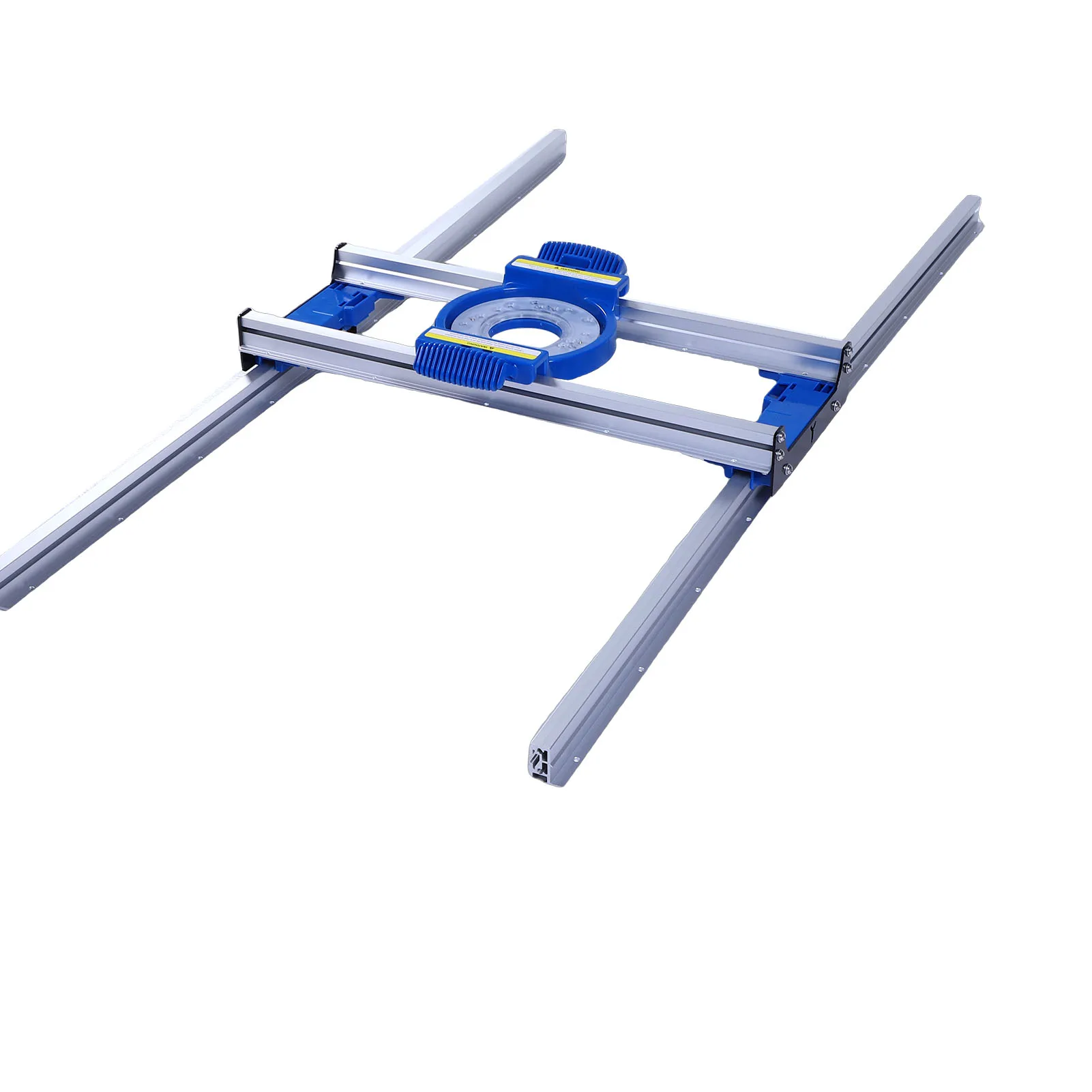 Router Sled Precise Positioning Aluminum Alloy Slab Flattening Router Jig for Wood Board End Face Plate Resin Projects