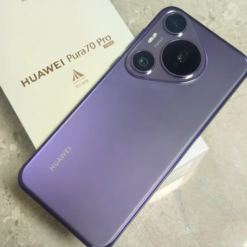 Original Huawei Pura 70 Pro Mobile Phone 50MP Rear Three Camera 6.8