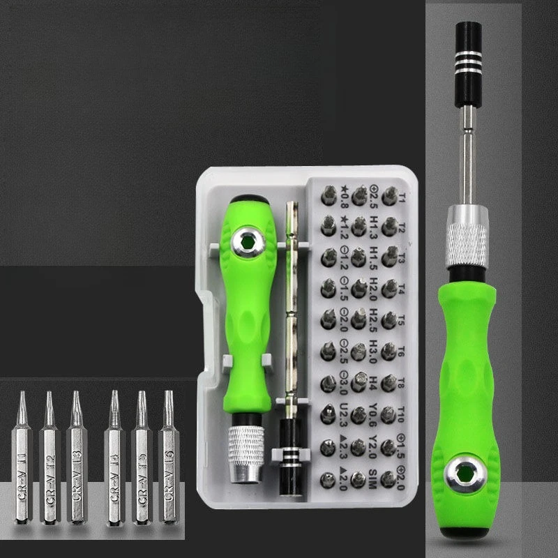 Multi Batch Head 32 in 1 Screwdriver with Magnetic  Phone Repair Tool  Multifunctional Screwdriver Repair Kit  Tool