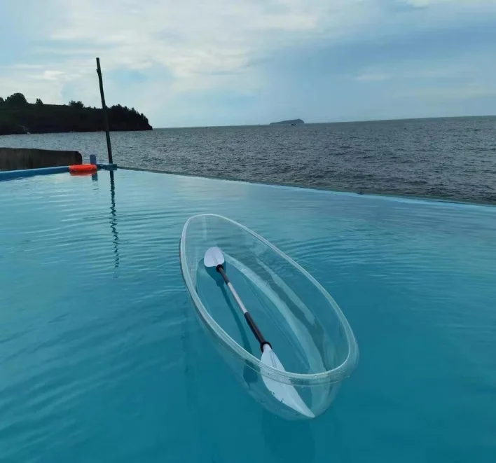 

Transparent PC Kayak, New Design Ocean Drifting Canoe 2025