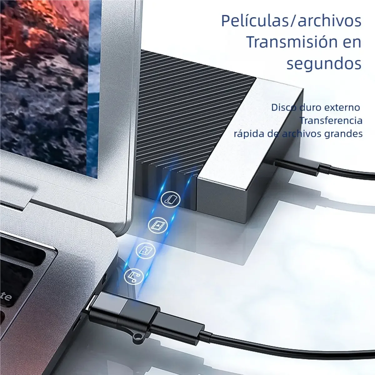 USB-Typ-C-OTG-Adapter, 8-polig, unterstützt Lavalier-Mikrofon, Laden und Musik – Plug & Play für Live-Streaming, Podcasting, Videoaufnahmen – Detail 6