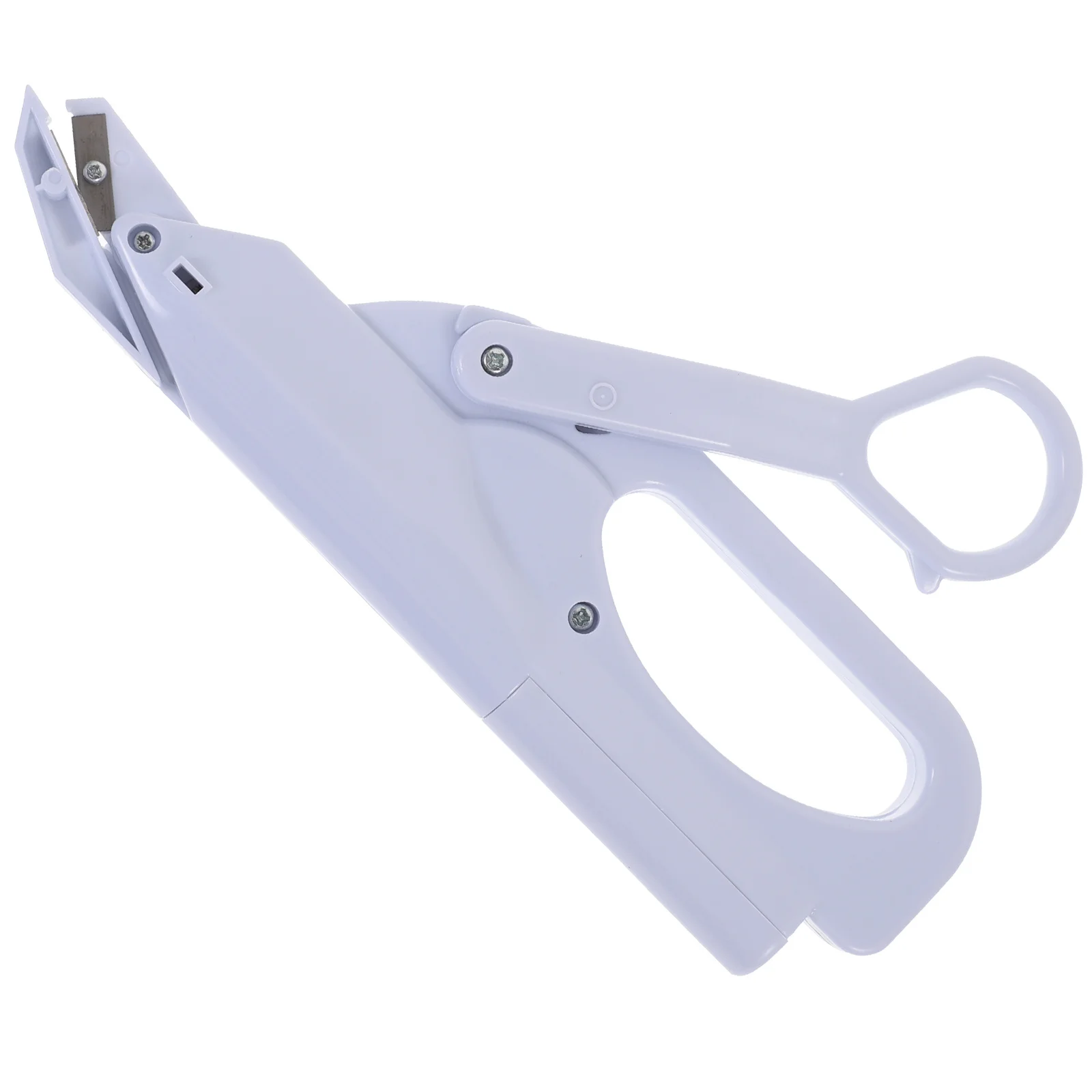 Elektryczne nożyce bezprzewodowe do tkanin, uniwersalne nożyce krawieckie z osłoną ochronną i blokadą bezpieczeństwa.