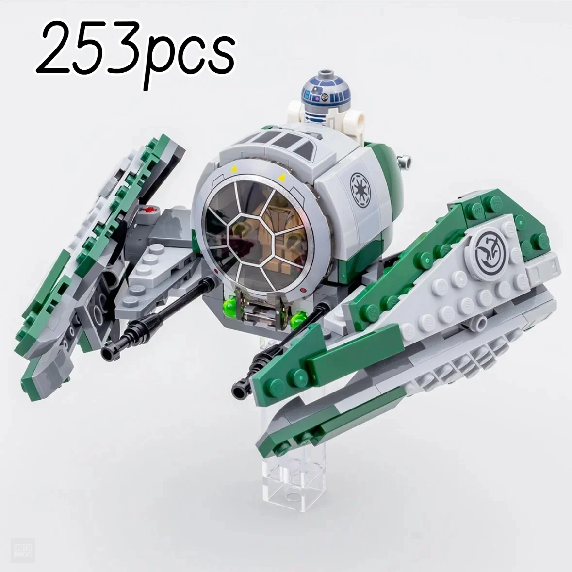 MINISO Yodas Space Jedied Starfighter 75360 Building Blocks Wars Bricks DIY Toys For Children Birthday Christmas Gifts