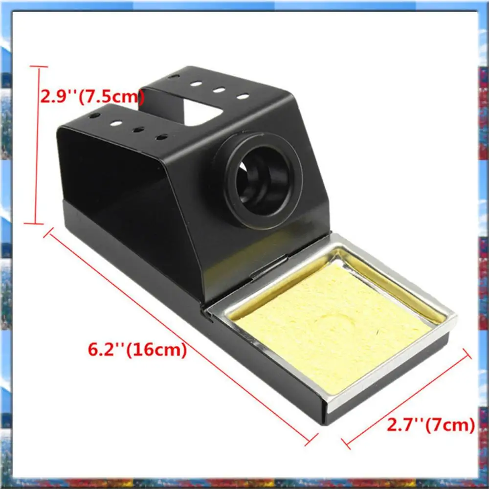 

Top Deals Soldering Iron Stand Multifunction Solder Iron Holder With Sponge For 936 Soldering Station 907 Soldering Handle