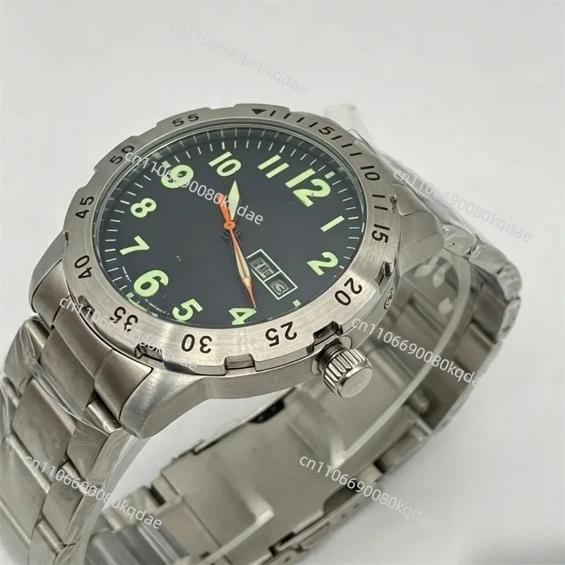 Replacement Watch Case 46941 46943 All‑Steel Housing Coated Glass 43mm Large Dial Accessory