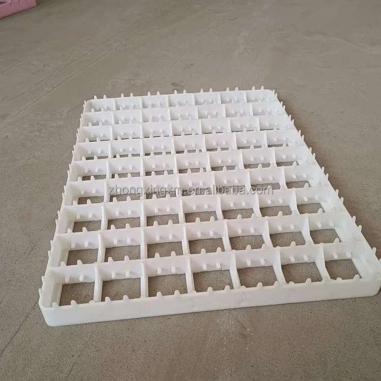 Factory Directly Sale 63 Capacity Plastic Duck Incubator Egg Tray 63duck Transport Egg Tray