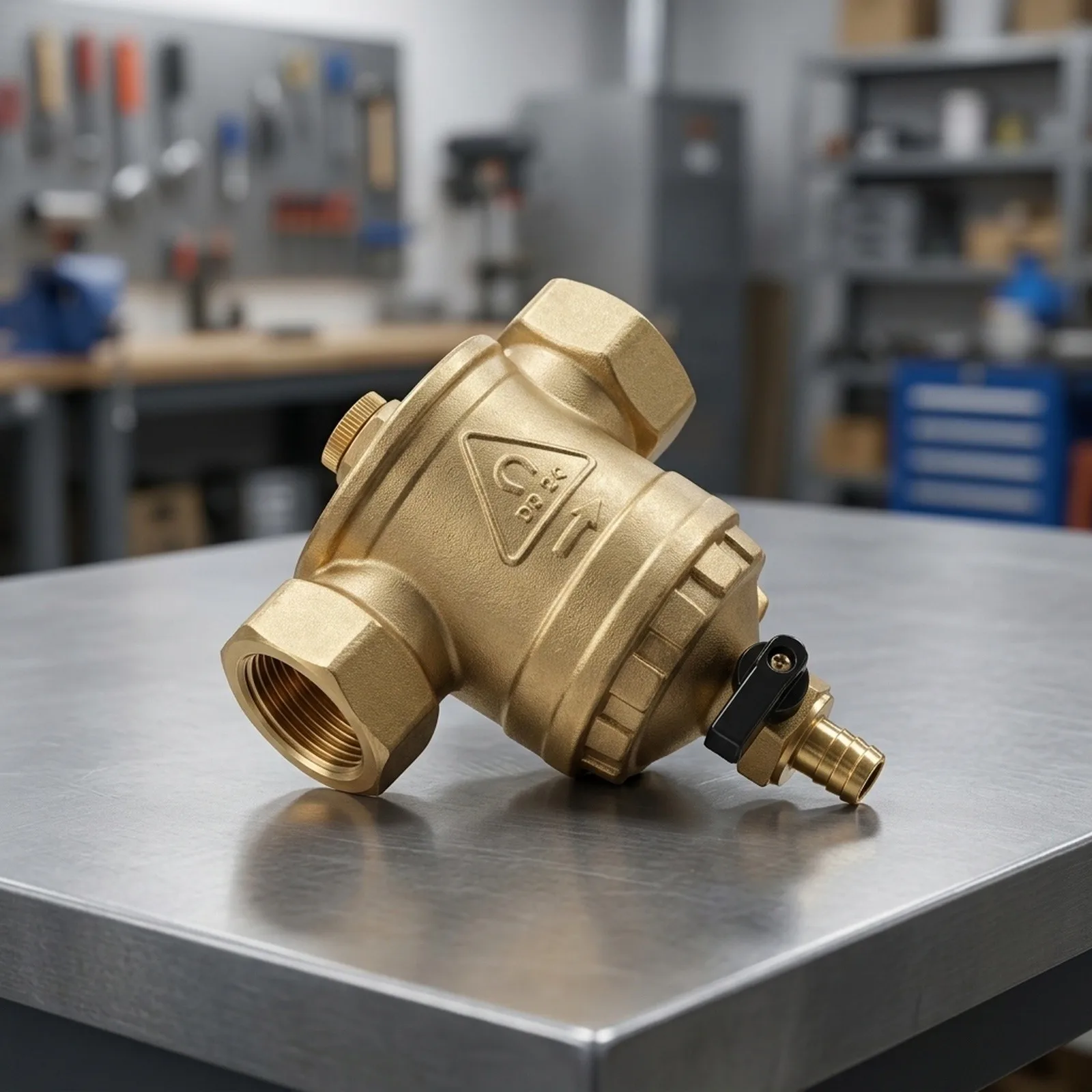 Wall Hung Boiler Filter with Solid Brass Housing Magnetic Filtration and Bubble Removal for Heating System Maintenance