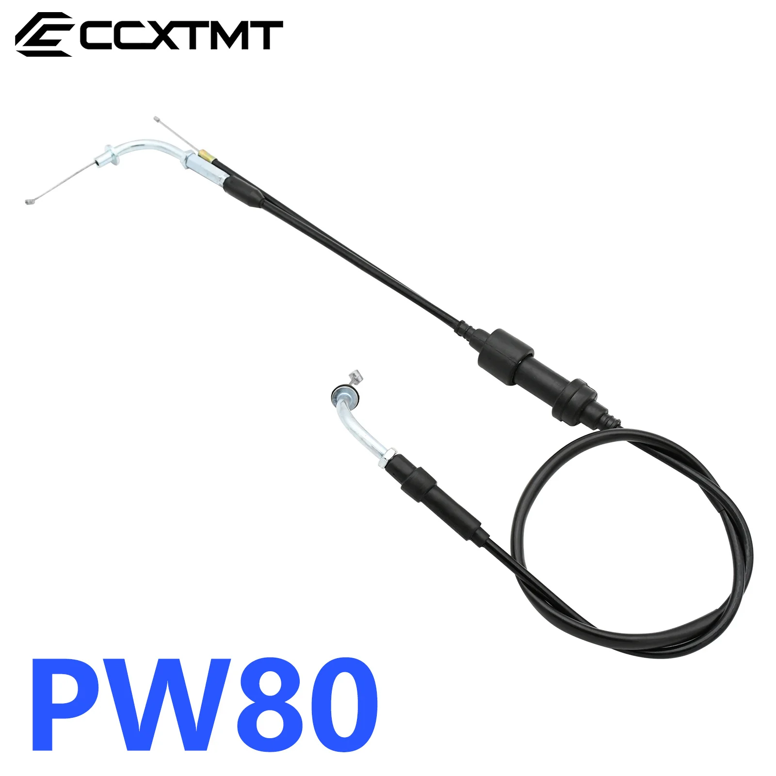 Motorcycle Throttle Cable Throttle Valve Gas Line For BW80 1986-1990 PY50 1981-2015 PW50 1981-2009 Yamaha PW80 1985-2007 Parts - view 3