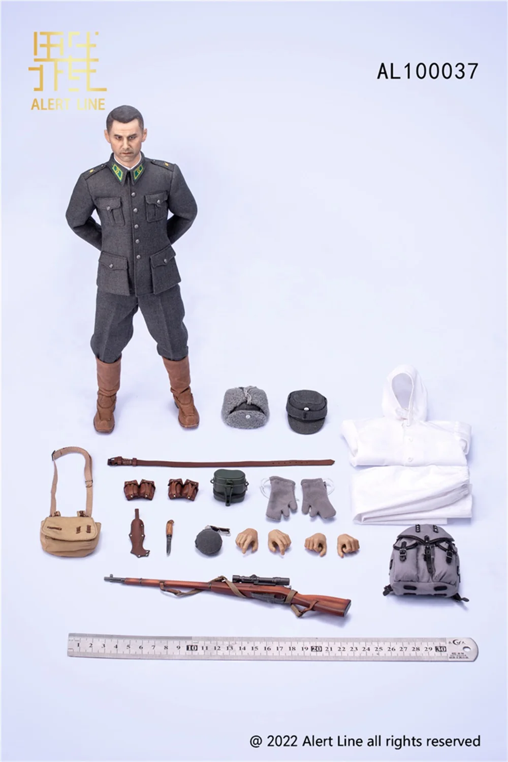 Alert Line AL100037 1/6 WWII Finnish Army Soldier Figure Model 12'' Male Action Figure Body Doll Full Set Toy In Stock