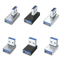 Adattatore USB 3.0 connettore accoppiatore maschio-femmina ad angolo retto di 90 gradi per convertitore di estensione per caricabatterie USB per PC portatile