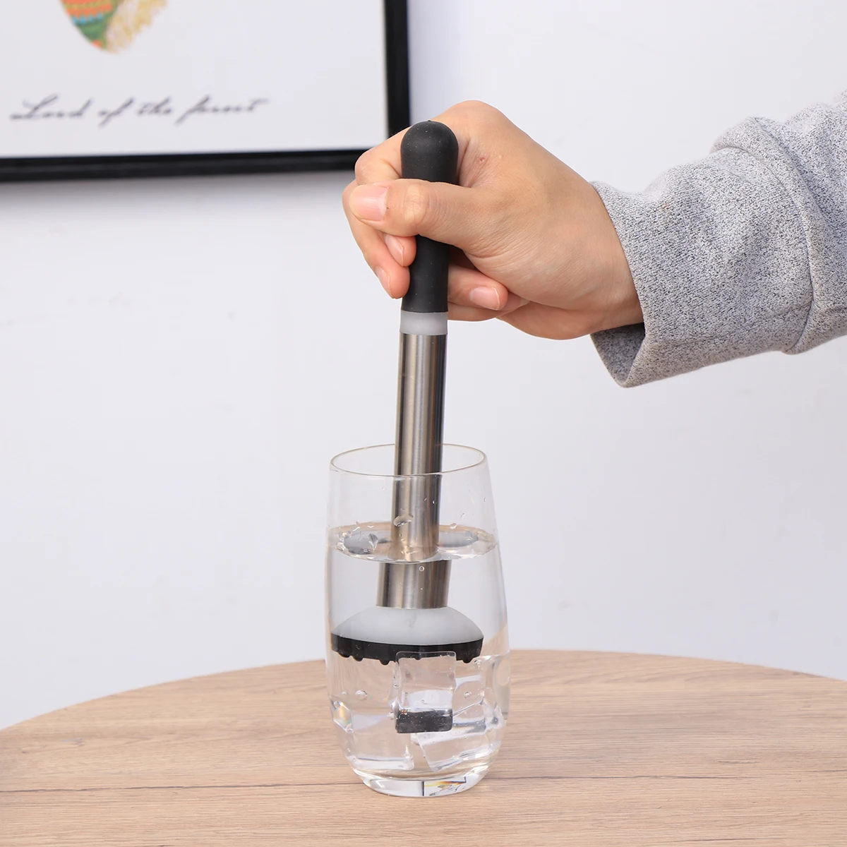 

2PCS Stainless Cocktail Muddler Cocktail Muddler Rustproof Drink Tools Blender Popsicles Kitchen Bar Accessories