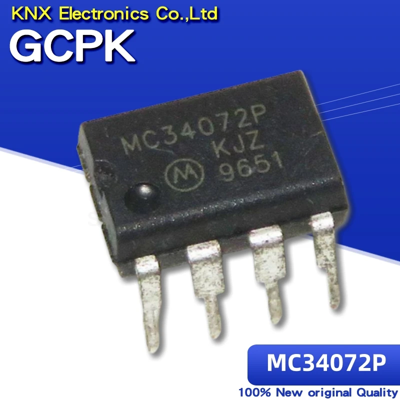 MC34072P: Il Convertitore Regolatore di Tensione DIP-8 per Progetti Elettronici Professionali