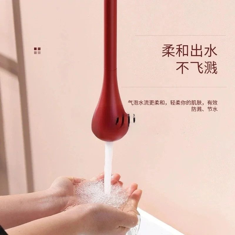 

A Water drop faucet art creative ceiling induction water drop faucet hot and cold water ceiling faucet