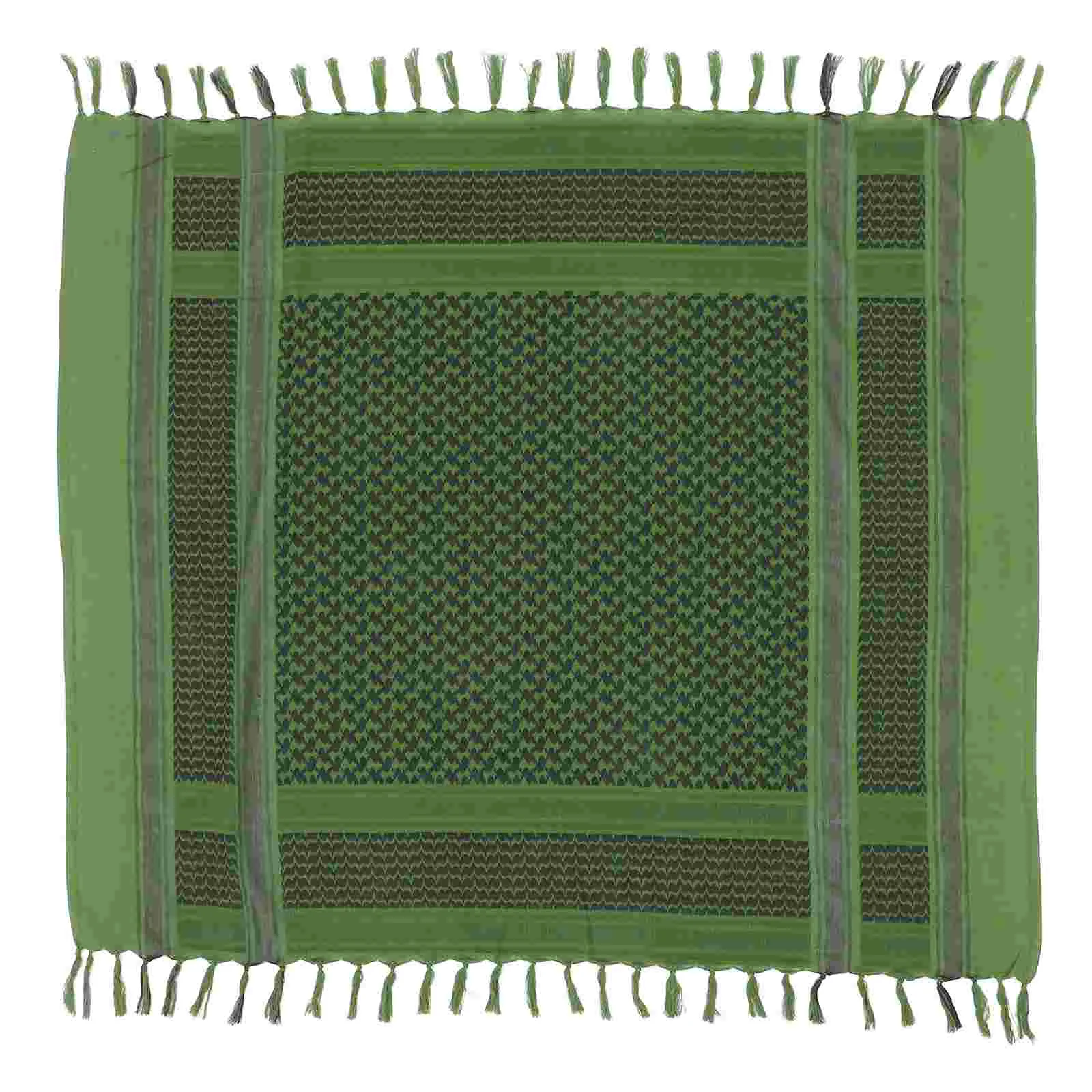 

1PC Arab Scarf Square Neck Shawl Wrap for Outdoor Unisex (Green) Unisex scarf Arab wrap