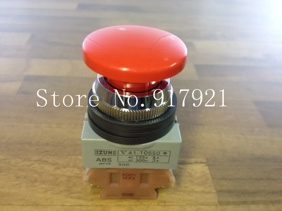 [ZOB] Japan's IDEC Idec and ABS311N-R ABS 22MM Mogu red button genuine original  --5PCS/LOT