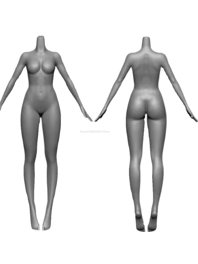 Polymer Clay Woman Body Silicone Mold Directly Proportional Universal Mold DIY Ultra Light Clay Mud Sculpture Model Modeling