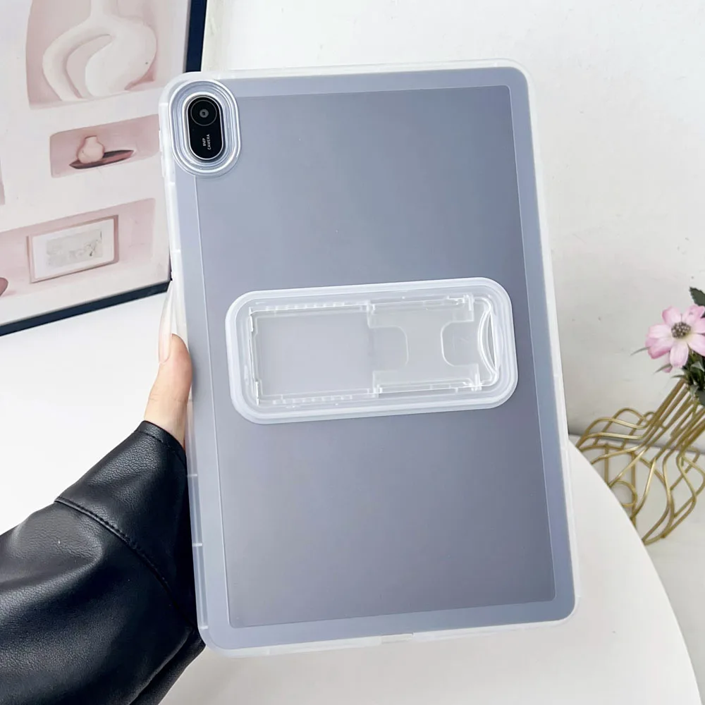 

Transparent Stand Case for Huawei Matepad SE 11 2024/C5E 11inch TPU Back Cover Shockproof Protective Shell Tablet Case