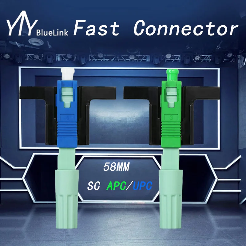 

Fast Connector SC UPC APC 58MM Fixed-length Block Single-Mode FTTH Tool 58mm Connector Quick Connector