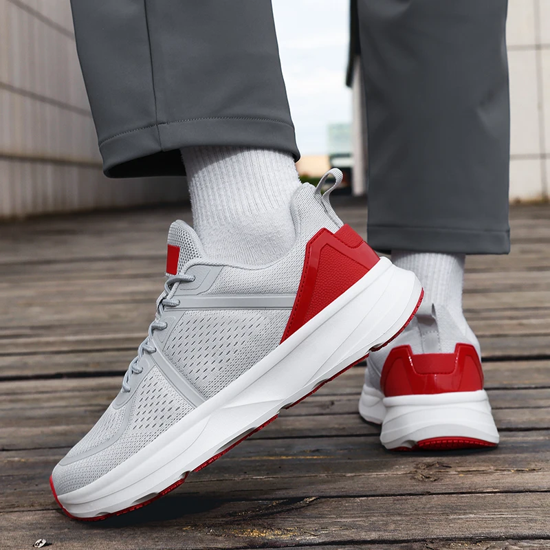 

Barefoot Shoes for Men Zero Drop Wide Toe Box Sneakers Minimalist Lace Up Lightweight Breathable Running Shoes Gym Shoes Outdoor