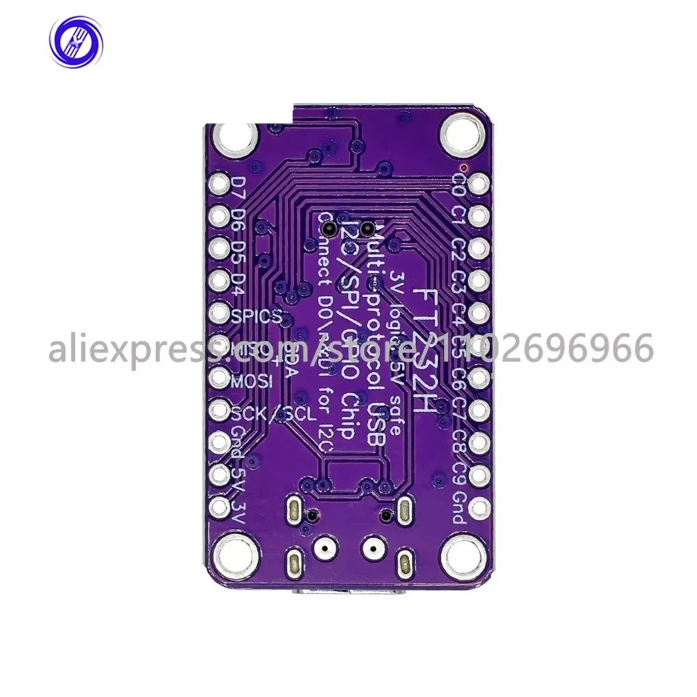 1pcs FT232H High Speed Multifunction USB to JTAG UART FIFO SPI I2C