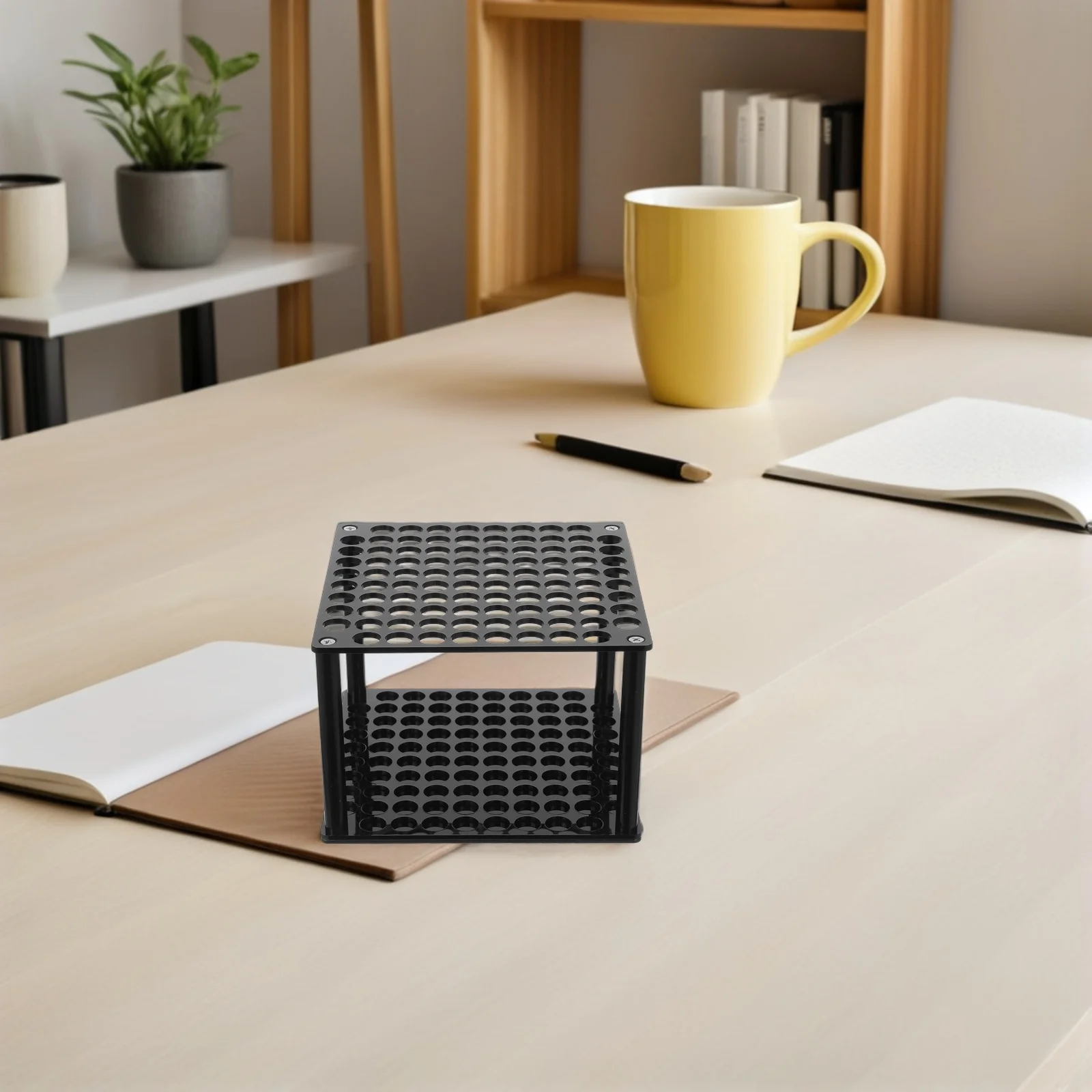 

96 Holes Pen Holder Storage Rack Desk Organizer Brush Stand Marker Art Paint Pen Display Rack Tool Pencil Case
