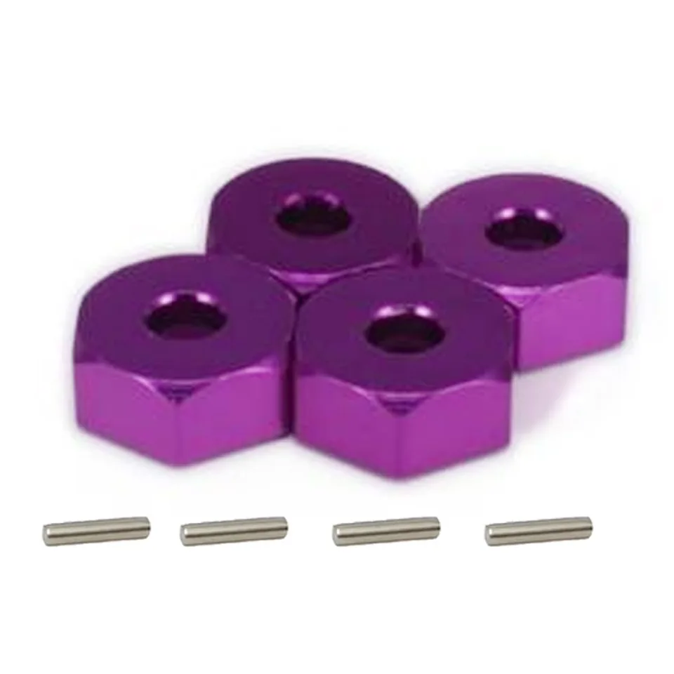 Lot De 4 Adaptateurs Hexagonaux En Aluminium Pour Roues RC – 17 Mm, Compatibles ZD Racing 07 1/7 – Performance Et Légèreté