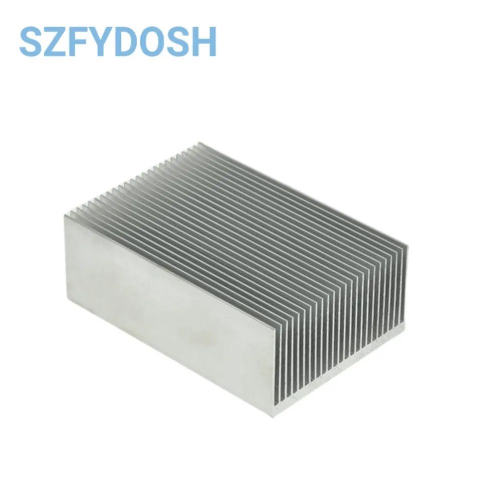 High Power Electronic Heatsink Radiator Cooler Radiator Aluminum 100X69X37MM Heat Sink  Fins Fine-toothed