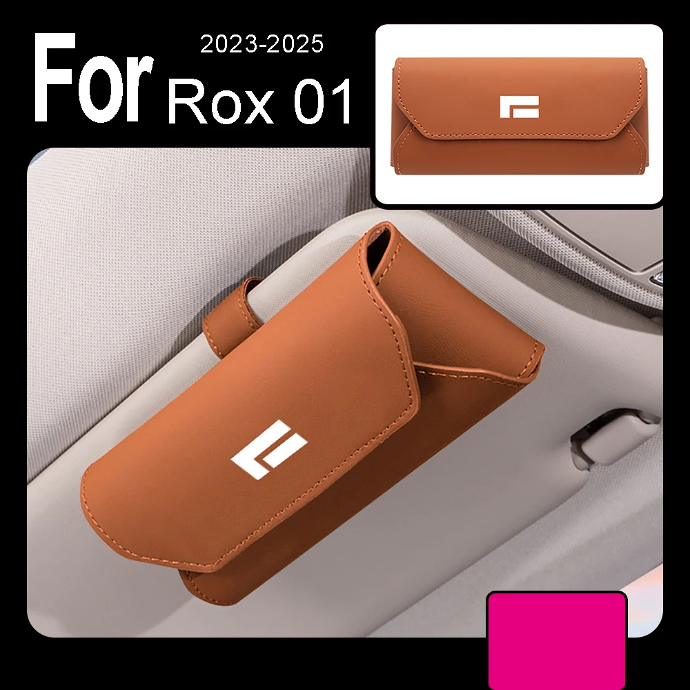 

Чехол для автомобильных очков, подходит для BAIC JISHI Polestone 01 Rox 01, автомобильный многофункциональный зажим для хранения, держатель для солнцезащитных очков, модифицированные аксессуары