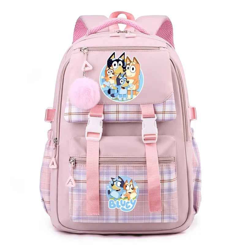 Bluey Backpack Fashion Schoolbags Bingo Teenagers Children\'s Cartoon Backpacks Large-capacity Schoolbags for Boys and Girls