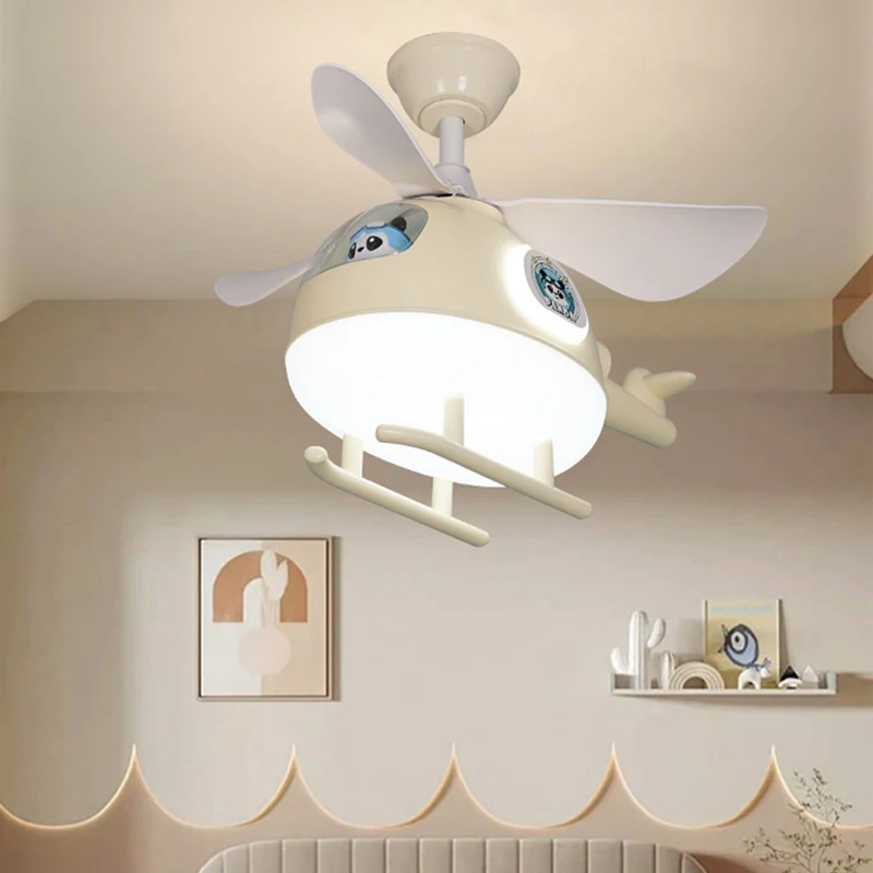 Imagem -03 - Luzes Modernas do Ventilador de Teto Iluminação Interna Led Quarto Infantil e Sala de Jantar