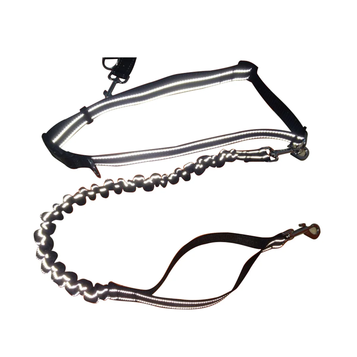 

Running Waist Belt Adjustable Hands Free Dog Leash Short Design for Jogging Hiking Walking Strong Durable Waist Belt