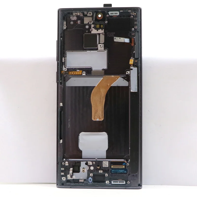 For Samsung Galaxy S22 Ultra 5G S908 LCD Display Touch Screen Digitizer With Frame For S22Ultra S908B AMOLED LCD Screen Assembly