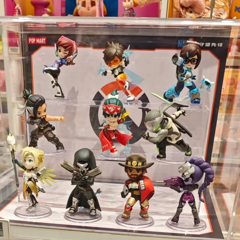 

Pop Mart Overwatch Play Of The Series Figure Blind Box Collectible Figurines Hanging Ornament Festival Gift For Game Lovers Toy