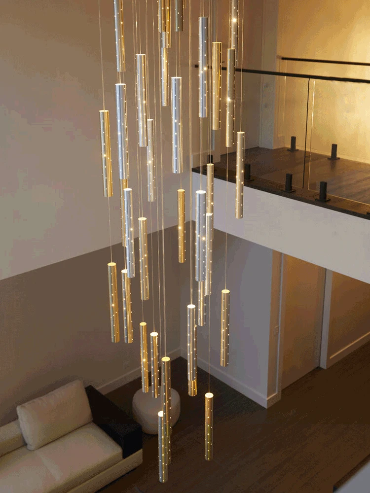 New LED Chandelier Dining Room Lighting Modern Nordic GoldSilver Chandelier Living Room Home Bar