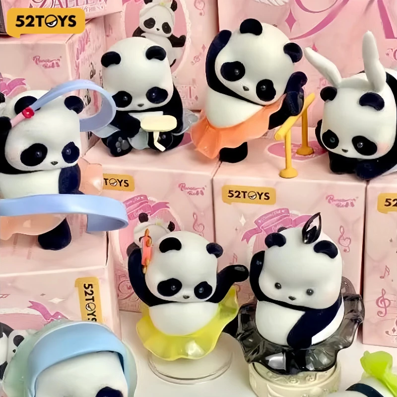 

52TOYS Panda Roll Blind Box Series, милая кукла-панда для украшения рабочего стола, толстая балетная сценическая тема, модная коллекционная игрушка в подарок