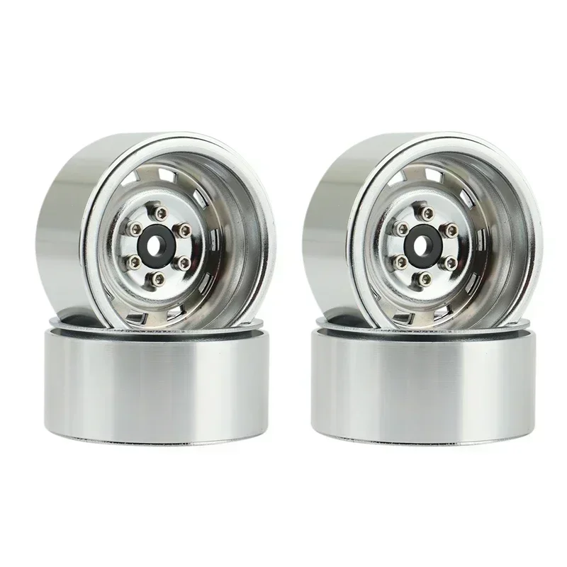 

4 шт. Rally 1.9 металлический обод ступицы колеса с бисером для 1/10 RC Crawler Axial SCX10 90046 AXI03007 Trxs TRX4 RC4WD D90