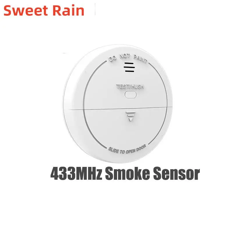 433 MHZ wireless smoke detectors, smoke fire alarm compatible wireless alarm host WIFI  inteligentny dom Smoke detector