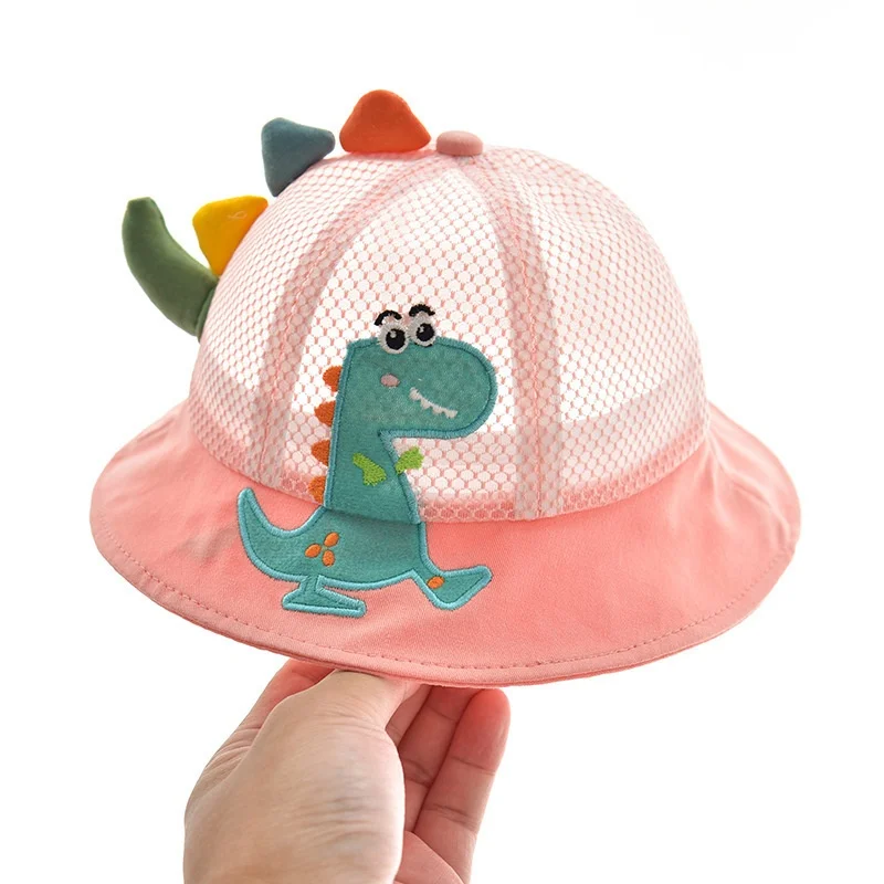 2026 Summer Sunscreen children Fisherman Hat Breathable 1-4Y Baby Girl Caps Outdoor Boy Sunshade hats Cute Cartoon Accessory  view 5