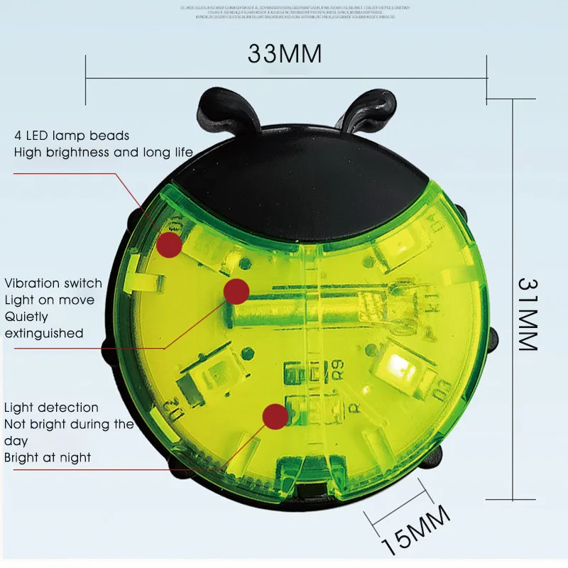 WEST BIKING Children Bicycle Wheel Light Smart LED Spoke Lamp Night Safety Warning Kids Balance Bike Light Cycling Accessories