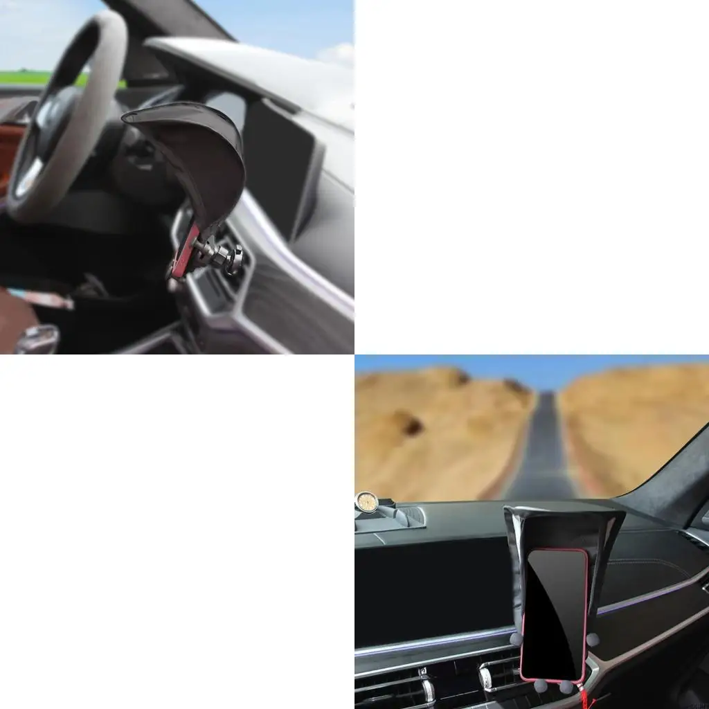 462E Heat Resistant Car Phone Sun Cover Windshield Mount Permanent Substance Prevents Screen Frown And Overheating During