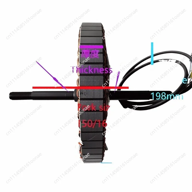 48V60V72V bicycle modified high-power motor rotor 500W1000W ordinary electric movement 36V